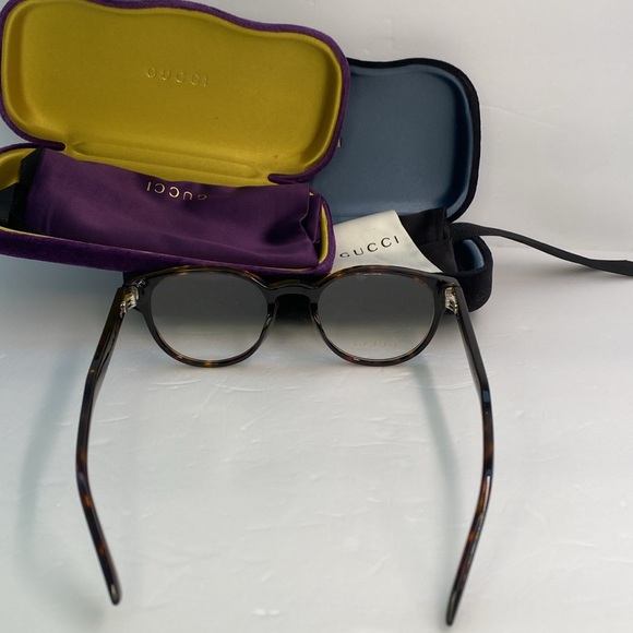 Gucci GG0827O Eyeglasses Women's Full Rim Round Optical Frame - Picture 6 of 11